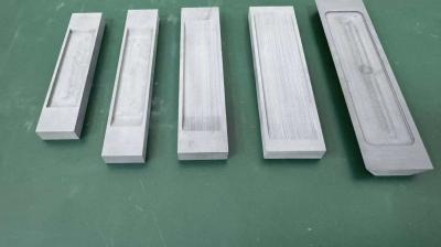 Customized Rectangle Ceramic Boat For Bronzing Plating And Laser Anti-Counterfeit Logo Coating