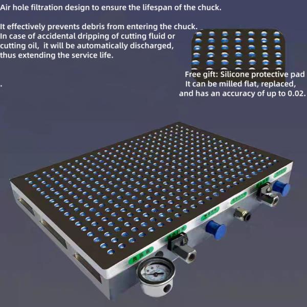Custom Industrial Magnetic Vacuum Chuck For Electronic Manufacturing Equipment