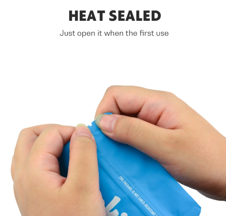 180 Micron Mylar Ziplock Stand Up Pouch For Snack Food