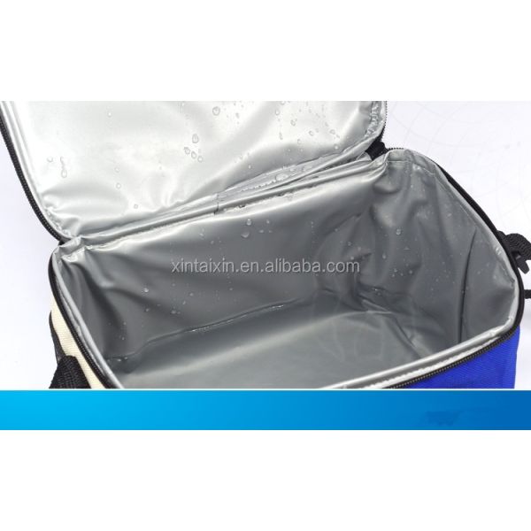 OEM Food Delivery Insulated Tote Lunch Bag Travel Cooler Bag 600d Heat Preservation