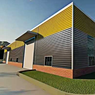 Industrial Modular Steel Frame Construction Factories Offices Halls Workshops Warehouses