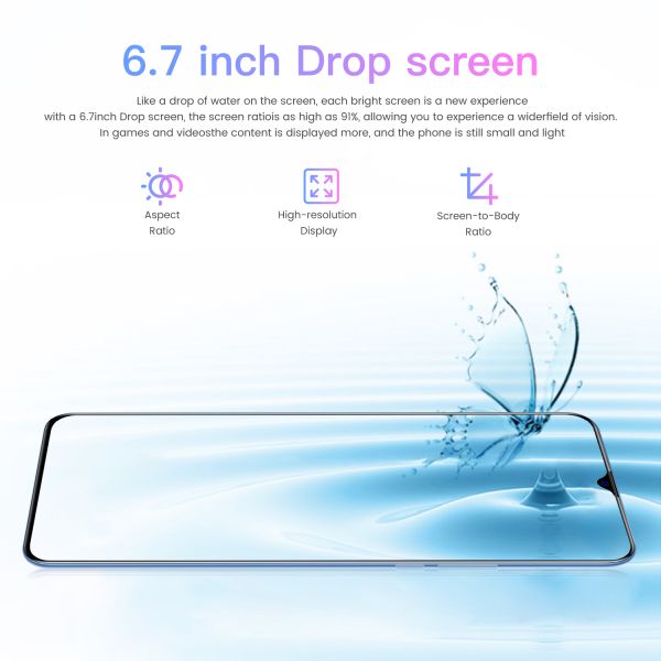 X50 Pro 12GB 512GB 6.7 Inch Unlocked Cell Phone 4800mAh Mobile Phones