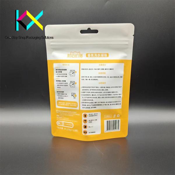 Laundry Pods Commodity Packaging Mylar Ziplock Bag Digital Printing