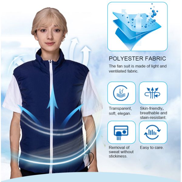 Оставайтесь прохладными и продуктивными с помощью нашего быстросушащегося полиэстерного жилета