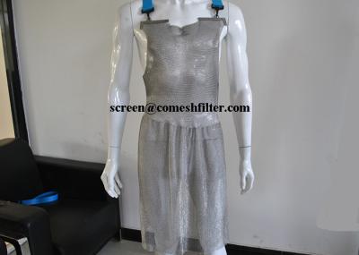 Protective Stainless 304L Ring Mesh Butcher Steel Apron Use For Meat Cutting