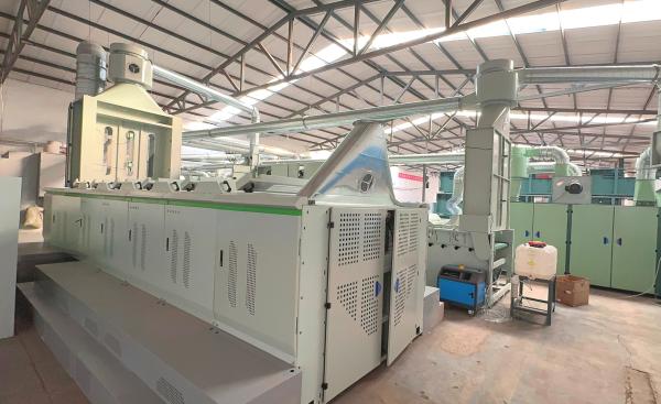 Máquina de reciclaje de residuos textiles con función de eliminación automática de impurezas