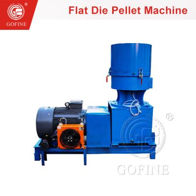 Final Granules 2-8mm Columnar Particles Flat Die Pellet Machine For Fertilizer Production Line