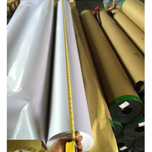 Waterproof Digital Flex Printing Banner Rolls Bright Printing Colors For Advertising