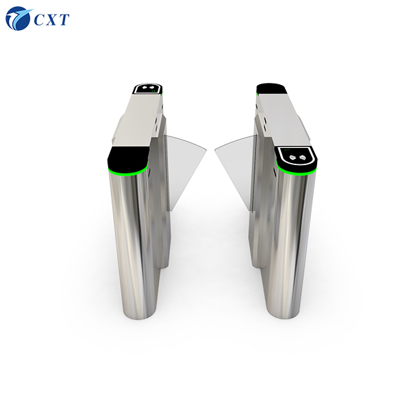 2.2mm Thick Steel Flap Barrier Gate with 1400*320*1000mm Sliding Turnstile Size