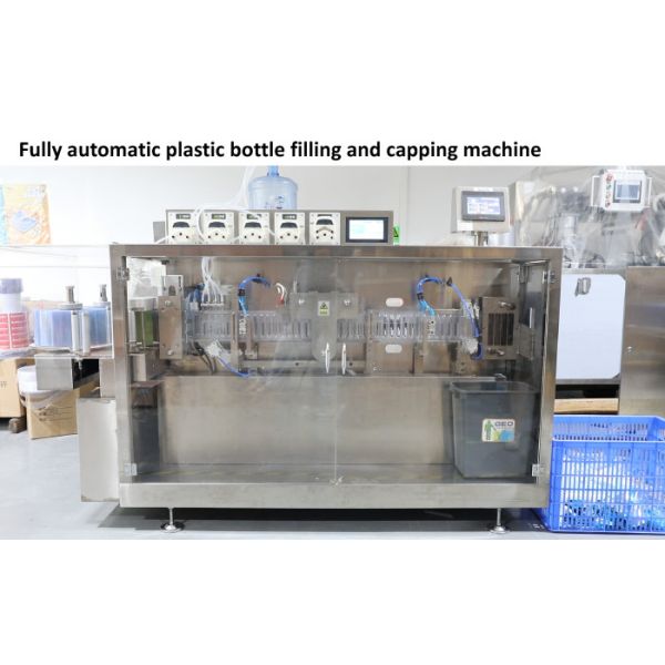 Fully Automatic Capsule Blister Packaging Machine Plastic Bottle Filling And Capping Machine