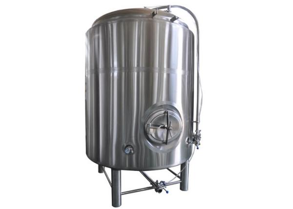 Durable 1HL Brite Tank Brewing 304 Stainless Steel  Dimple Jacketed / Side Manhole