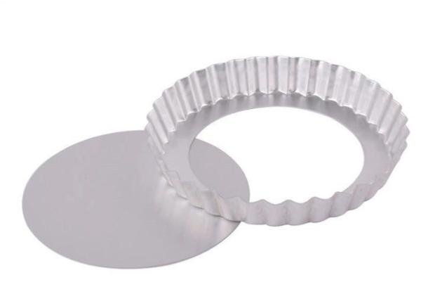 Food Grade Aluminum Alloy Anodizing Flower Cake Mold Removable Bottom Cake Pan