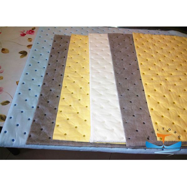 100 Pp Industrial Oil Absorbent Chemical Absorbent Rolls 40CMx50CM Size