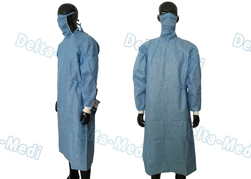 Гидродобный усиленный СМММС устранимый лицевой щиток гермошлема хирургической мантии интегрированный