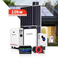 Sistema Solar Híbrido Residencial 5kw 5kva 5000w Sistema de Painéis Solares