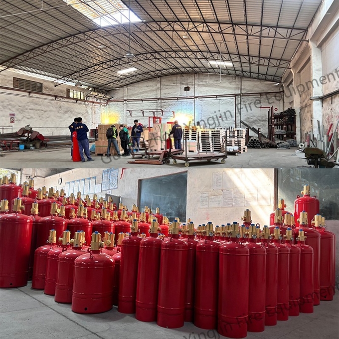 Xingjin 120L Fm 200 Автоматическая газовая огнетушительная система Фабрика Прямая гарантия качества Лучшая цена