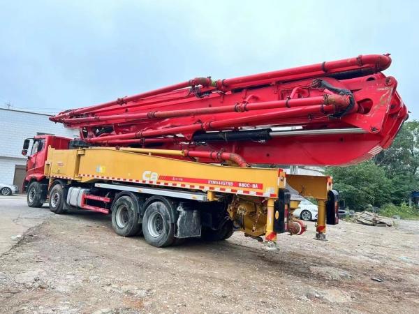 2019 Chassis maison 56m pompe à béton camion pompe béton mélangeur à haute productivité