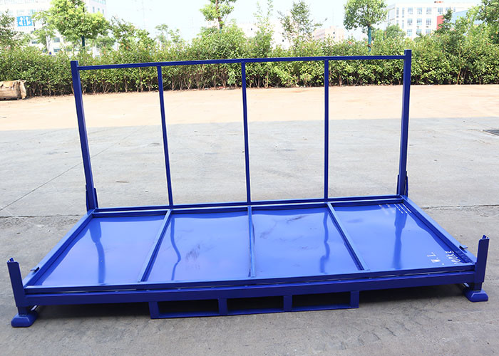 Паллет пути Odm 2 Stackable кладет штабелируя рамки на полку сверхмощные