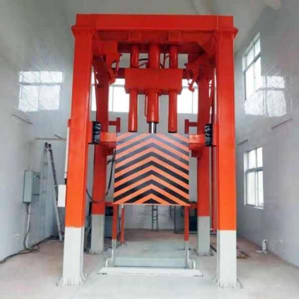 VerticaL 40-80T Rubbish Hydraulic  Marine Solid   Refuse Trash Waste Refuse Garbage Compactor