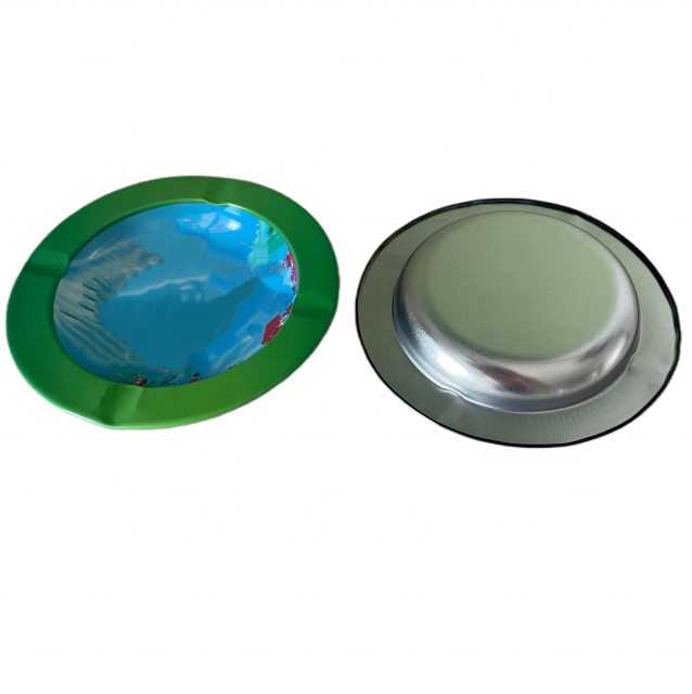 Round Candy Tin Cans Plate Small Dish Diameter 135mm for Food Biscuit Cookie Cake Gift Snack
