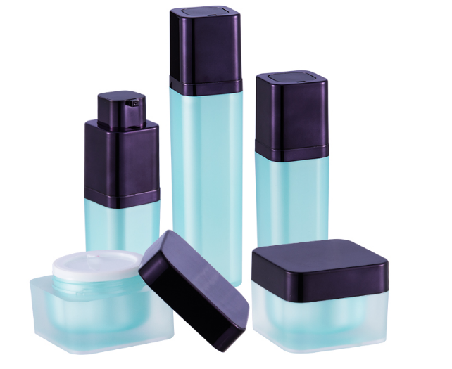 30ml 50ml Plastic Makeup Jars , ABS Round Acrylic Cosmetic Containers