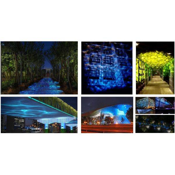 200W Outdoor Water Wave Outdoor Gobo Projector With Ripple Function