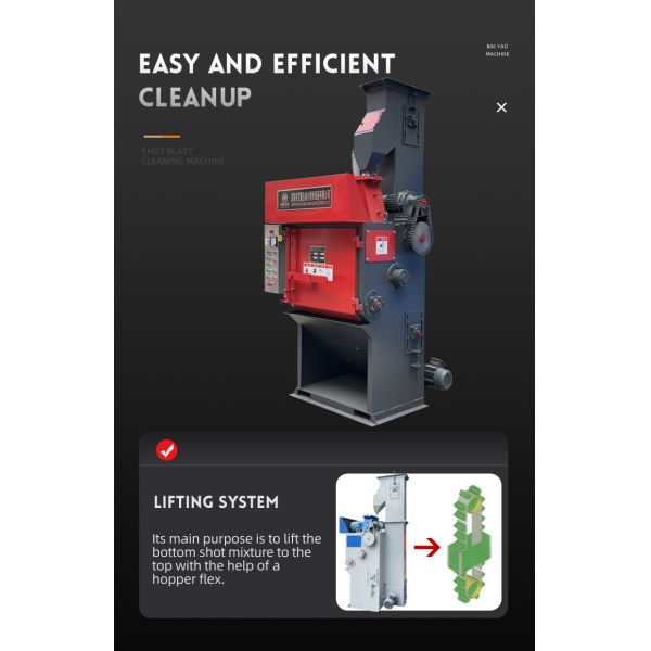 Automatic Shot Blasting Cleaning Machine Crawler Type Shot Blasting Machine