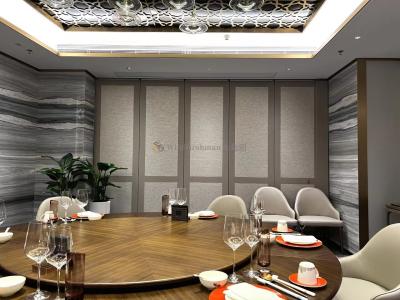 Conference Rooms Folding Partition Walls Customizable With MDF Surface