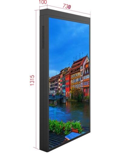 Store Window Double Sided LCD Display 55 High Brightness 2500 nits + 700 nits