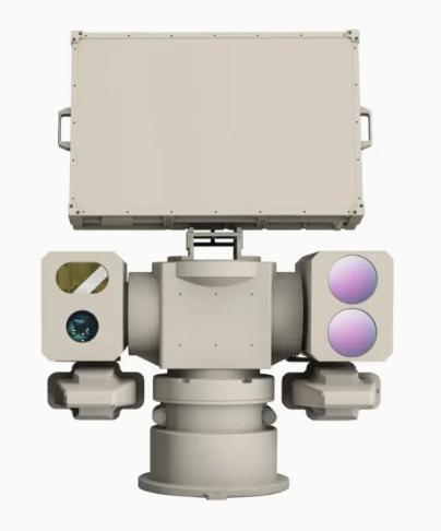 Sistema de seguridad y protección de radar EO/IR UAV integrado inteligente Detector anti-drones para búsqueda y detección