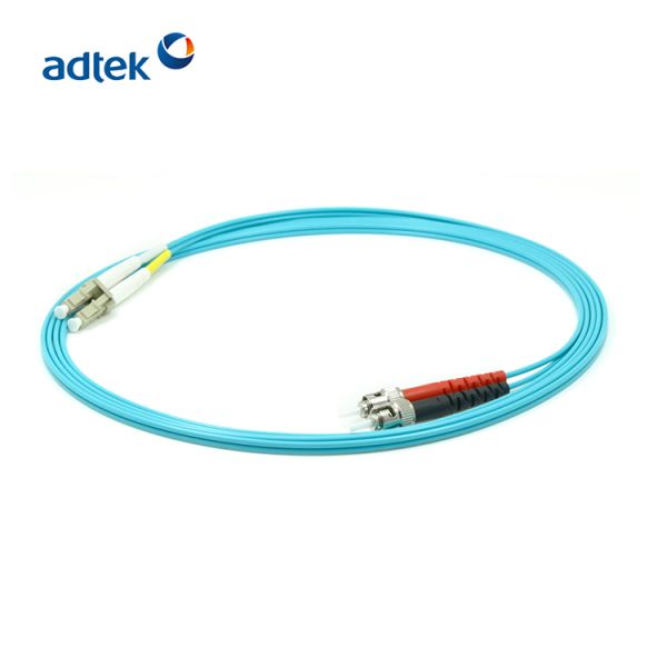 Duplex OM3 Multimode Fiber Patch Cord LC ST Fiber Cable Optical Jumper