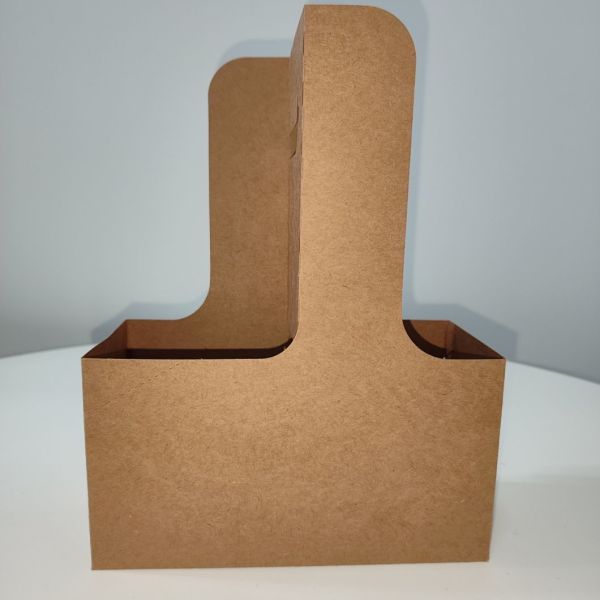 Hot Drink Cup Tray with Handle Disposable Chinese Manufacture Paper Cup Holder