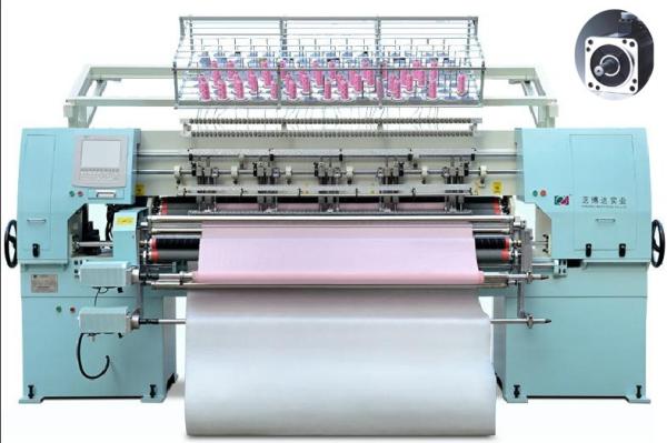 Computerized Shuttle Quilting Machine , Multi Needle Sewing Machine For Quilt
