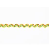 Hometextile forma o laço Rick Rack Trim do ziguezague do poliéster de 4 categorias
