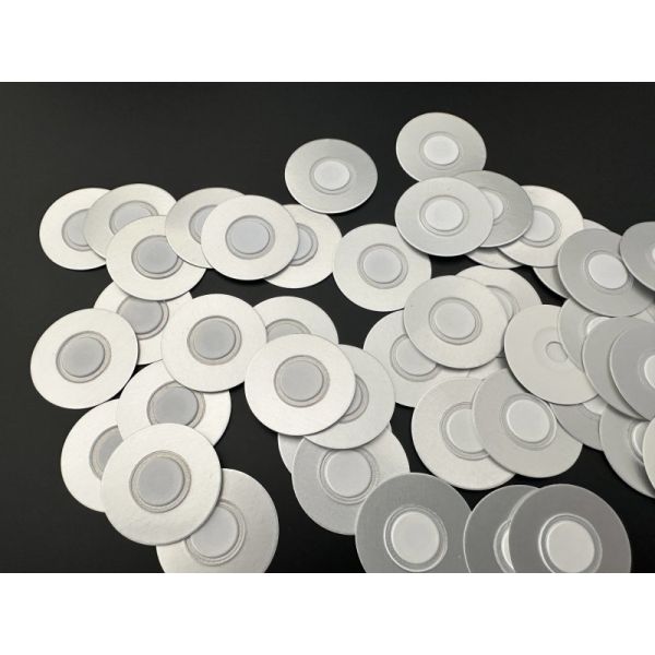 Plastic Bottles Vent Seal Liner Leak Proof Aluminum Foil Sealing Gasket Aluminum Foil / Foam Vent Liner for Chemical & Daily Use Packaging Reliable Breathable Sealing Solution for Disinfectant, Drain