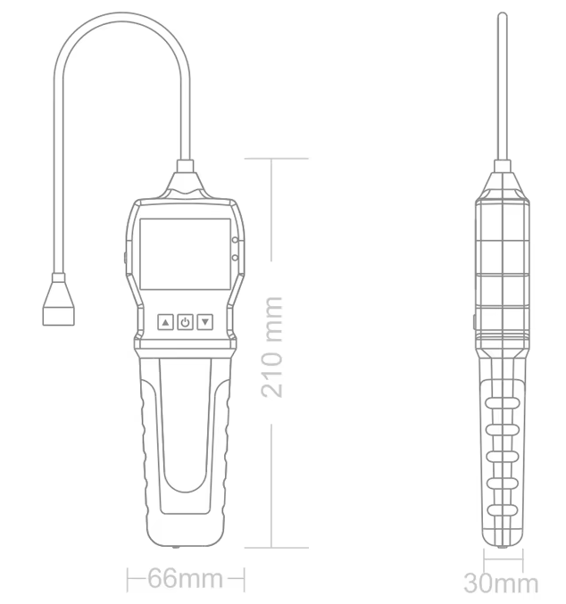 KLBH90E Portable Gas Leak Detector for Oil and Gas Applications