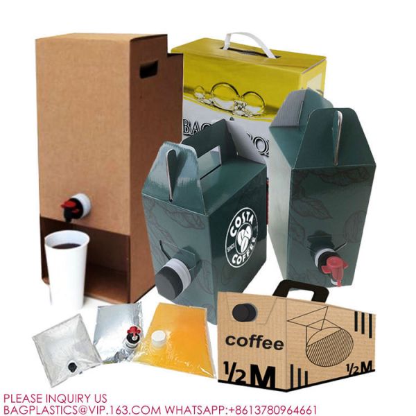 Refillable 5L 20L 20 L Litre Plastic Aluminium Foil Coffee Aseptic Bib Bag In A Box Bags