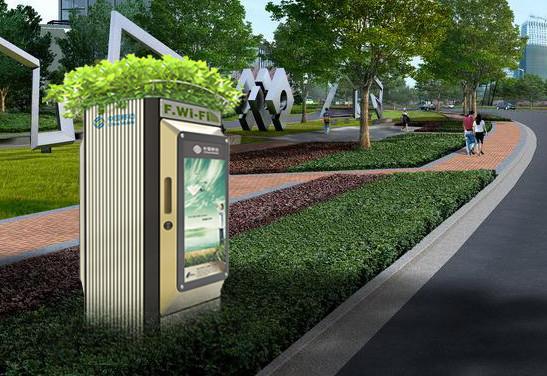 Beautify Fiber Distribution Cabinet With Wifi Launch Function / Ad Putting Function