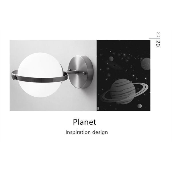 Modern Planet Wall Lamp Noric All Copper Wall Lamps For Living Room Bedroom Brettin LED Wall Sconce(WH-OR-217)