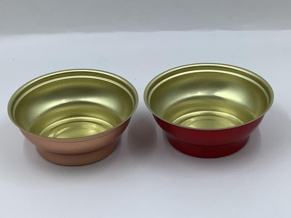 350ml Customizable Two Piece Aluminum Bowl 98.9mm×65mm 401 Caliber With Interior Coatings