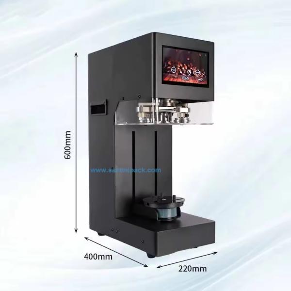 Most Popular PET Bottle And Can Sealing Machine With CE Single Package Size