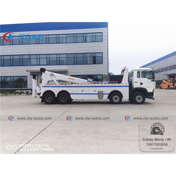 SINOTRUK HOWO 6x4 20T 25T Conjoined Wrecker Tow Truck For Emergency Road Recovery