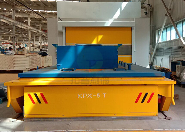 5-30 Ton Custom Steel Billet Transport Battery Transfer Cart With Manual Steering