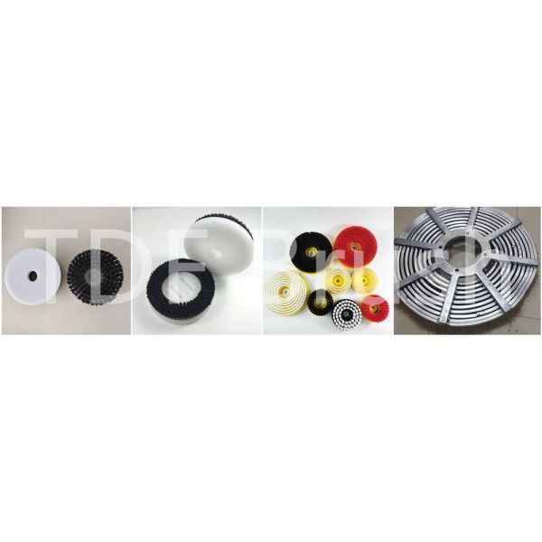 Ceramic Fiber Abrasive Filament Disc Brush - Industrial Precision Finishing Tool