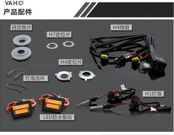 CH29S  2.5inch Square Crystal angel eye Bixenon Car hid xenon projector kit