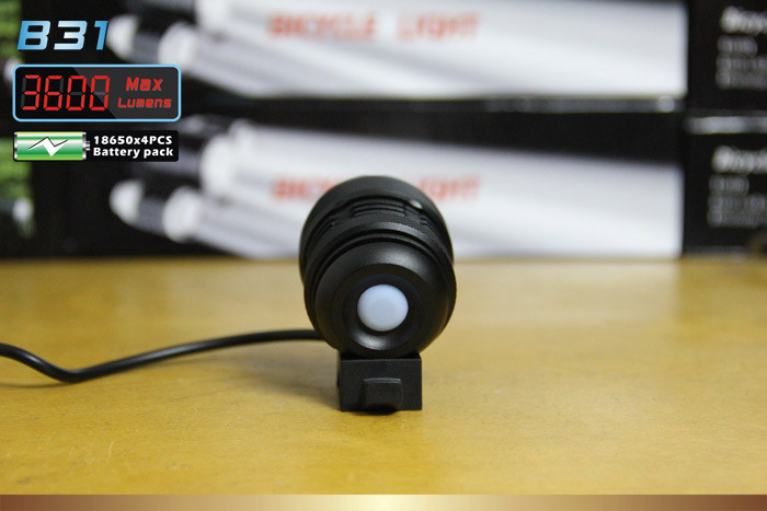 High effciency XM-L T6 30W 3600 Lumen Bike Light  , cree Led bicycle headlight