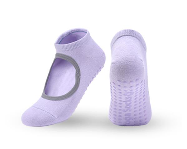 Sexy Anti - Slip Yoga Socks Women 'S Sports Dance Professional Backless Grip Gym Room Socks