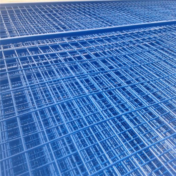 6FT X 9.5FT Powder COATED canada standard temporary fence panels mesh spacing 2x8x8ga diameter tubing 30mm RHS x 1.6mm