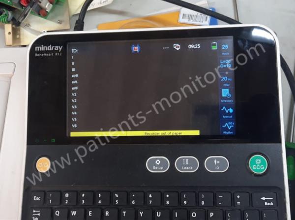Equipamento médico do hospital da máquina do eletrocardiógrafo ECG de Mindray BeneHeart R12