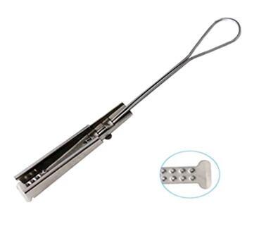 High Strength Fiber Optic Components Stainless Steel ADSS Cable Tension Clamp